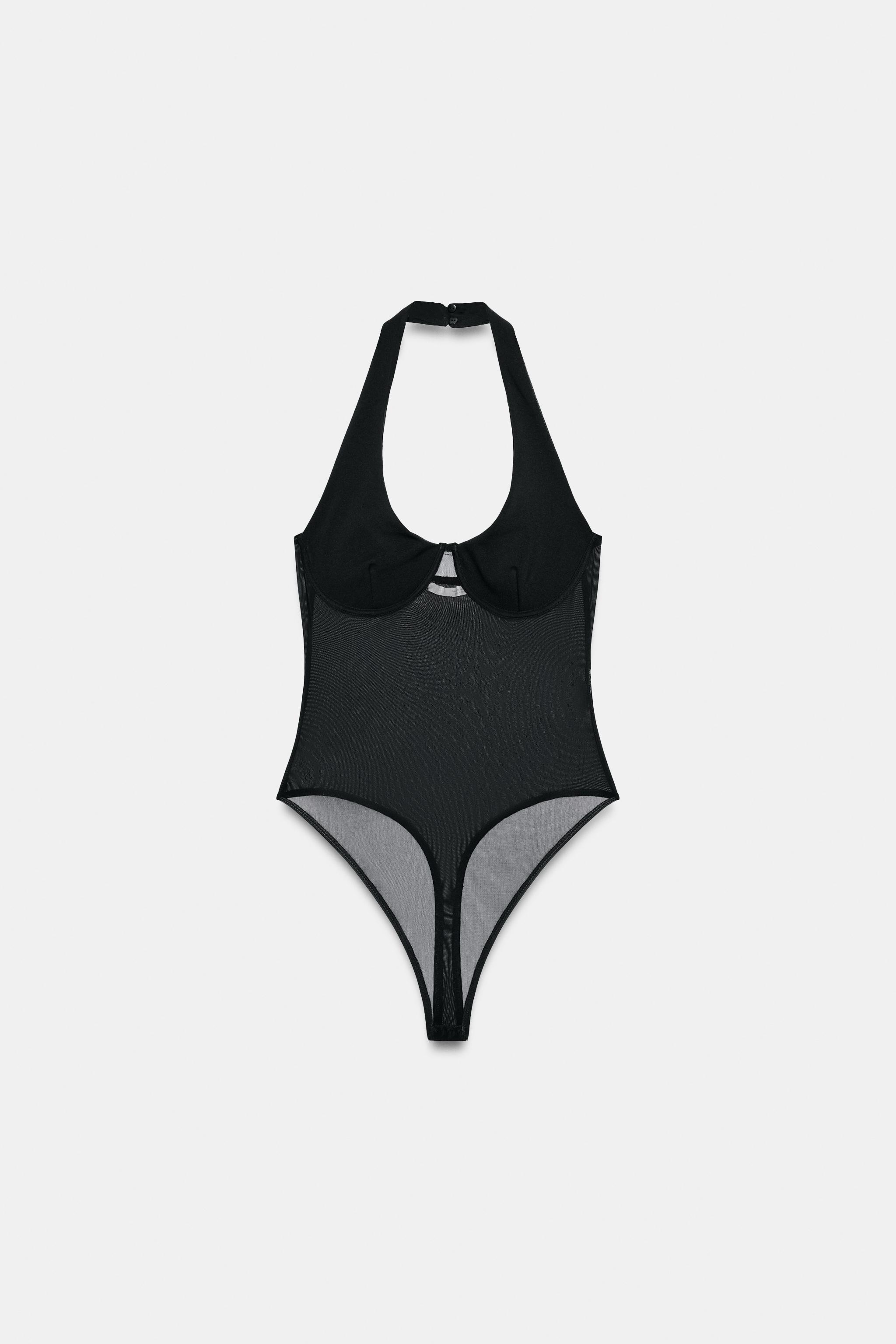 COMBINATION TULLE BODYSUIT